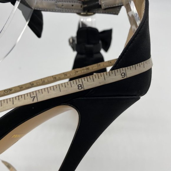 FSJ Open Toe Pumps D'Orsay High Heels Bow Sandals - Picture 8 of 10